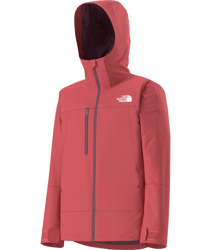 The North Face Red Zip Chest Pocket Hooded Jacket