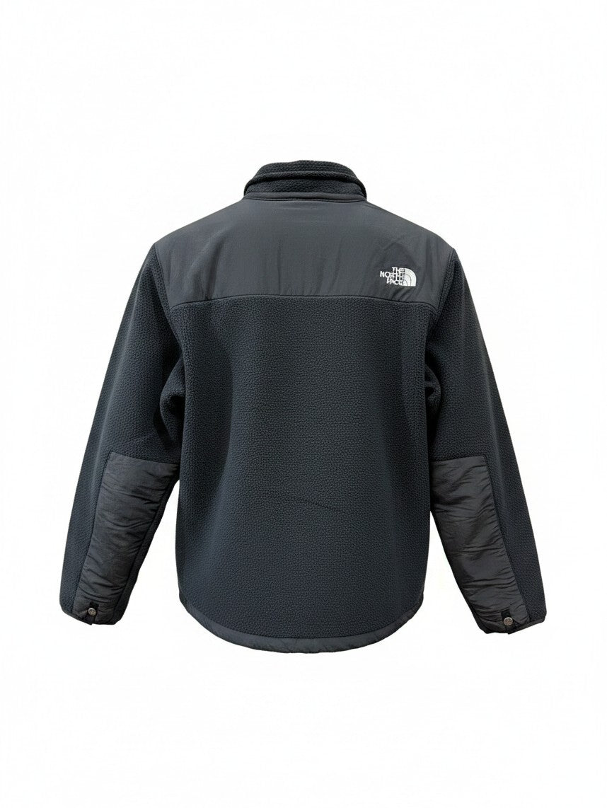 The North Face Black Panelled Stand Collar Fleece Jacket