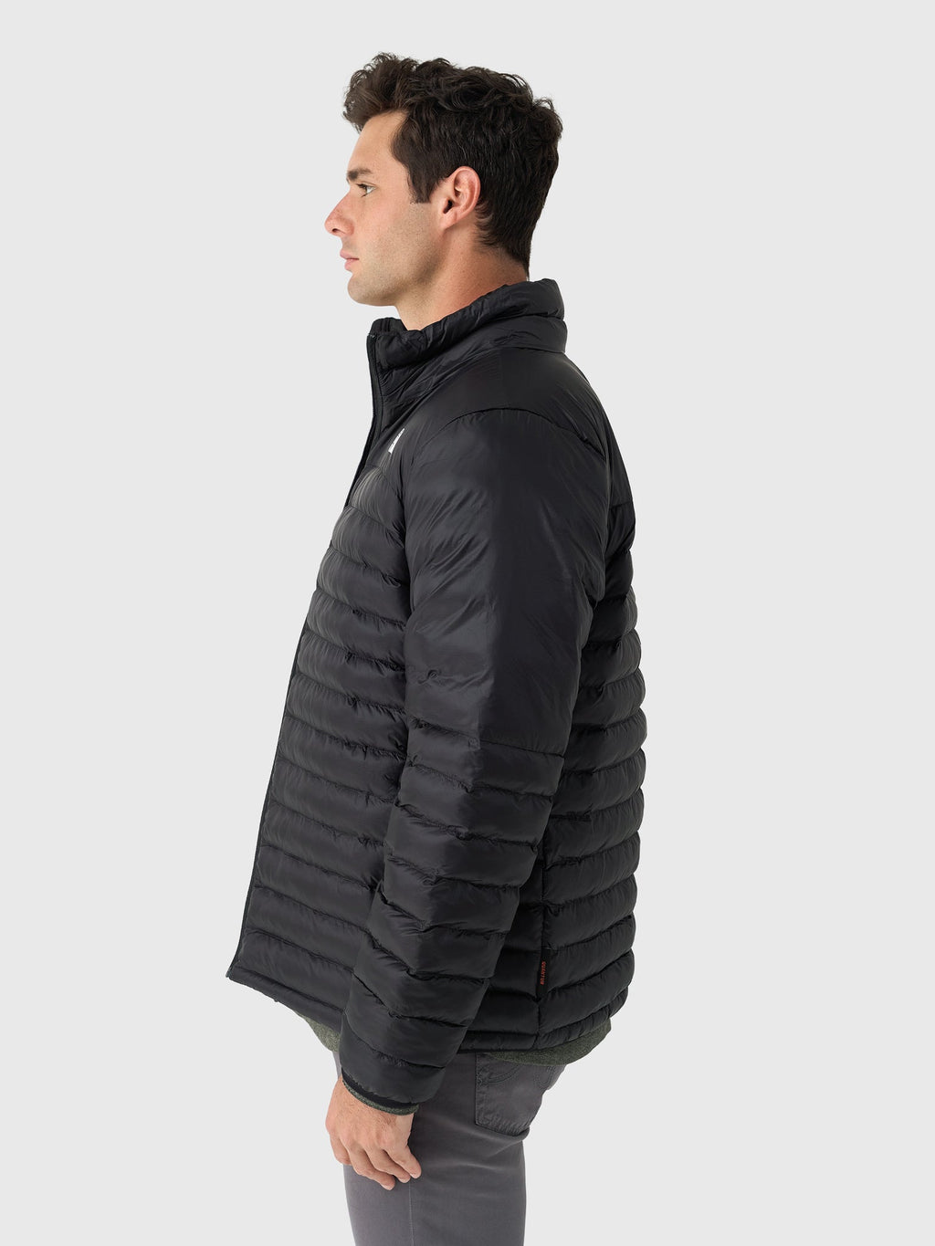 The North Face Black Slim Quilt Stand Collar Puffer Jacket