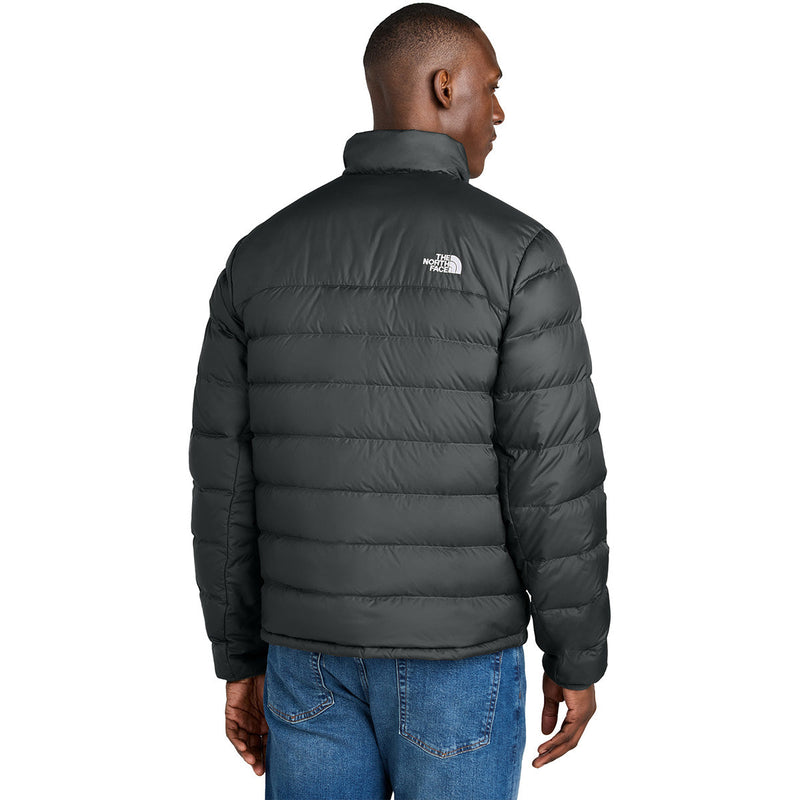 The North Face Black Zip Chest Pocket Stand Collar Puffer Jacket