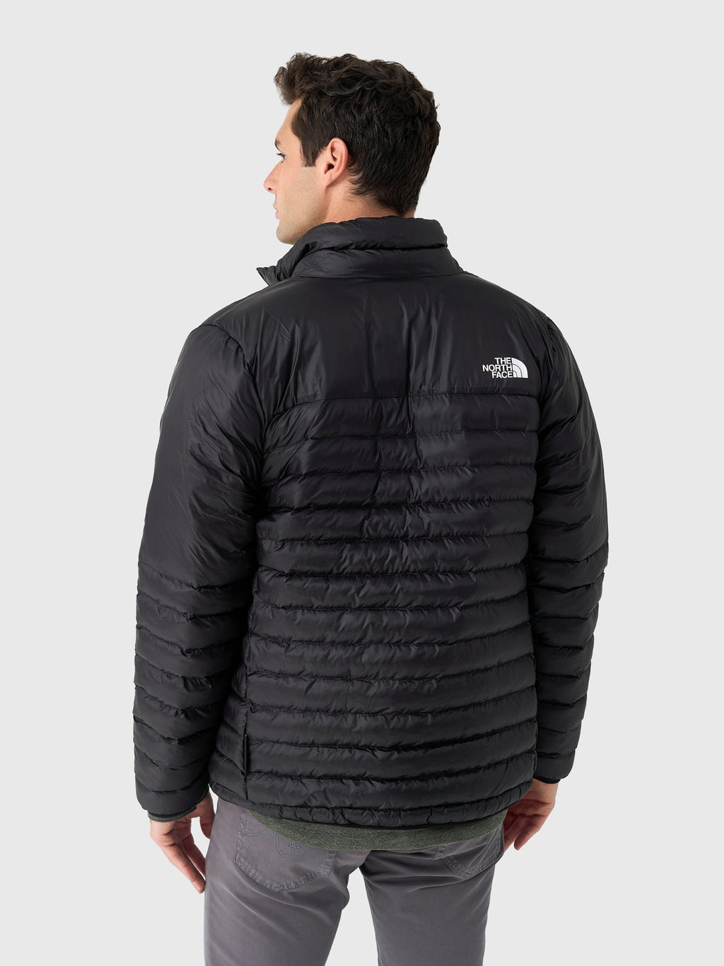 The North Face Black Slim Quilt Stand Collar Puffer Jacket