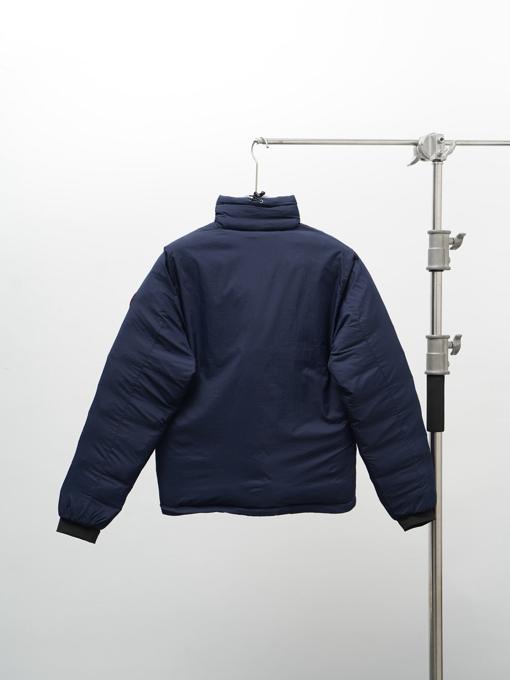 Canada Goose Navy Blue Stand Collar Zip Chest Pocket Jacket