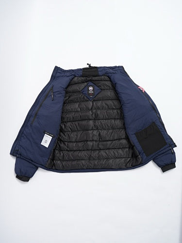 Canada Goose Navy Blue Stand Collar Zip Chest Pocket Jacket
