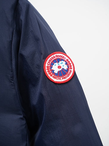 Canada Goose Navy Blue Stand Collar Zip Chest Pocket Jacket