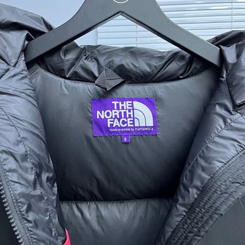 The North Face Black Tonal Logo Hooded Puffer Jacket