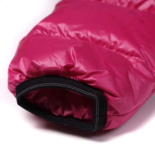 Canada Goose Fuchsia Pink Silver Stripe Hooded Puffer Jacket