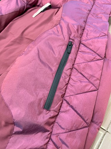 Lululemon Mauve Purple Hooded Quilted Puffer Jacket