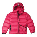 Canada Goose Fuchsia Pink Silver Stripe Hooded Puffer Jacket