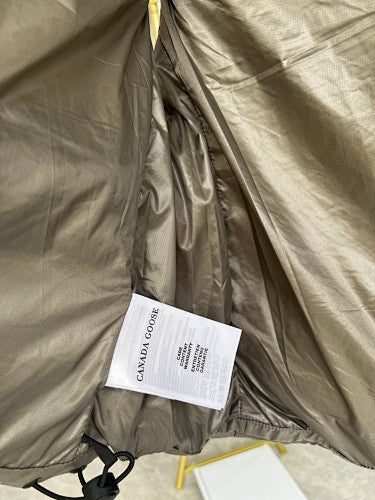 Canada Goose Metallic Bronze Quilted Puffer Vest