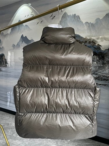Canada Goose Metallic Bronze Quilted Puffer Vest