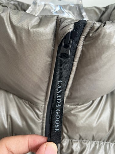 Canada Goose Metallic Bronze Quilted Puffer Vest