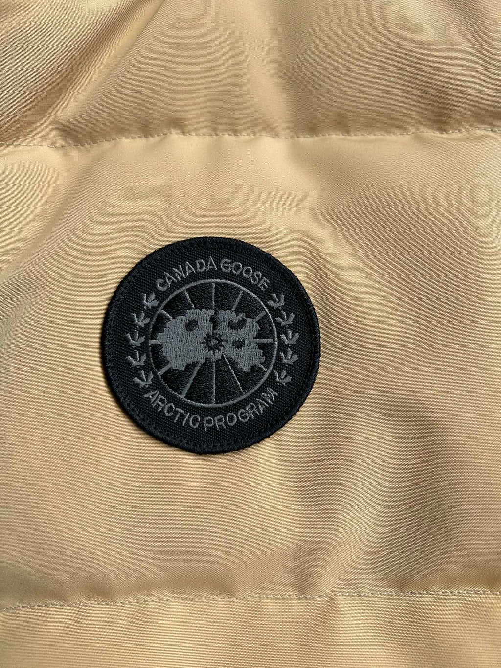 Canada Goose Camel Beige Quilted Puffer Vest