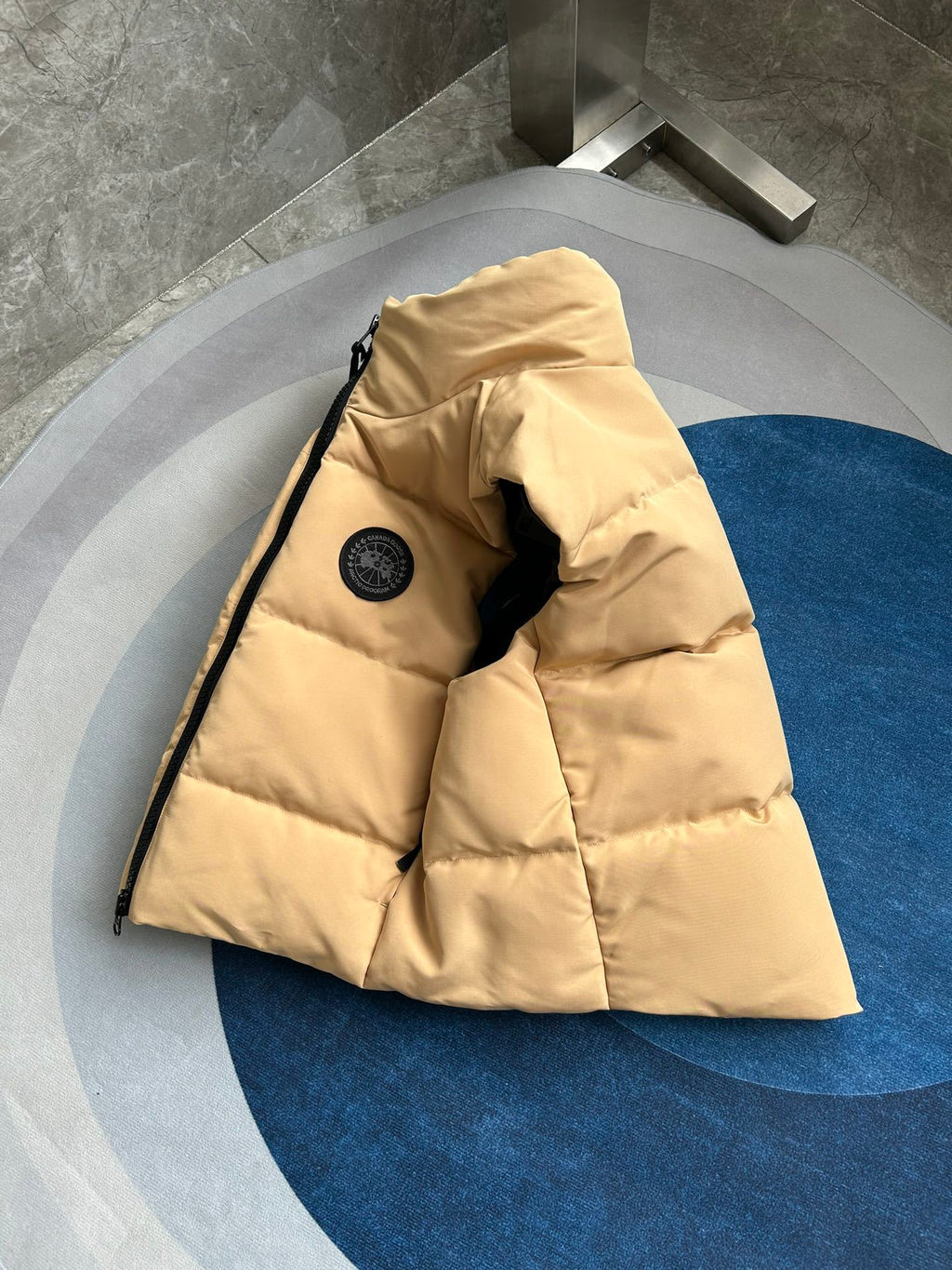 Canada Goose Camel Beige Quilted Puffer Vest