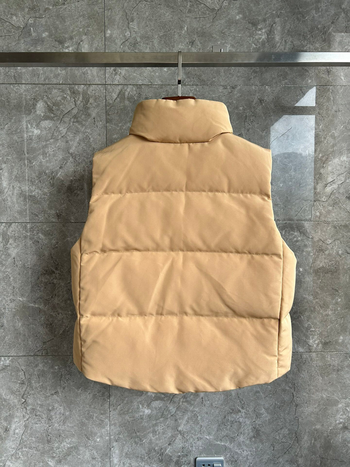 Canada Goose Camel Beige Quilted Puffer Vest