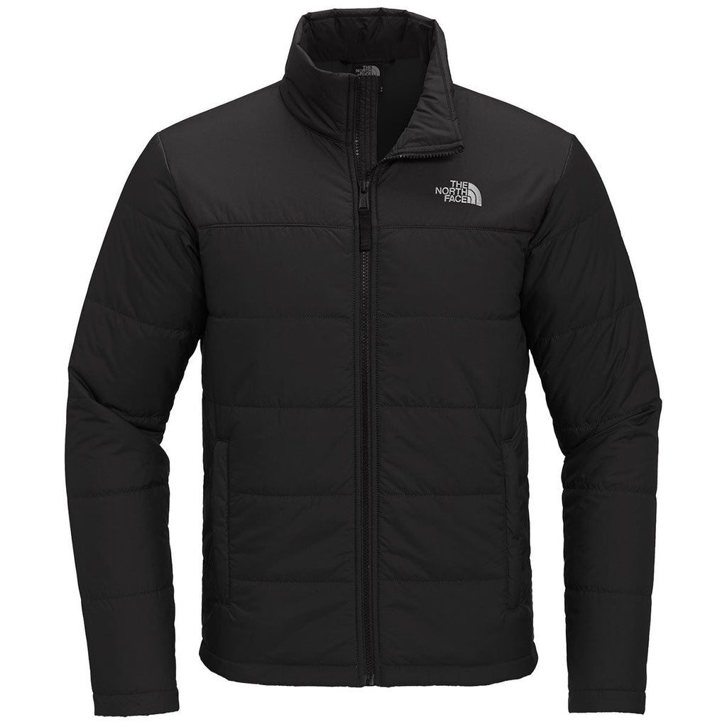 The North Face Black Quilted Stand Collar Puffer Jacket