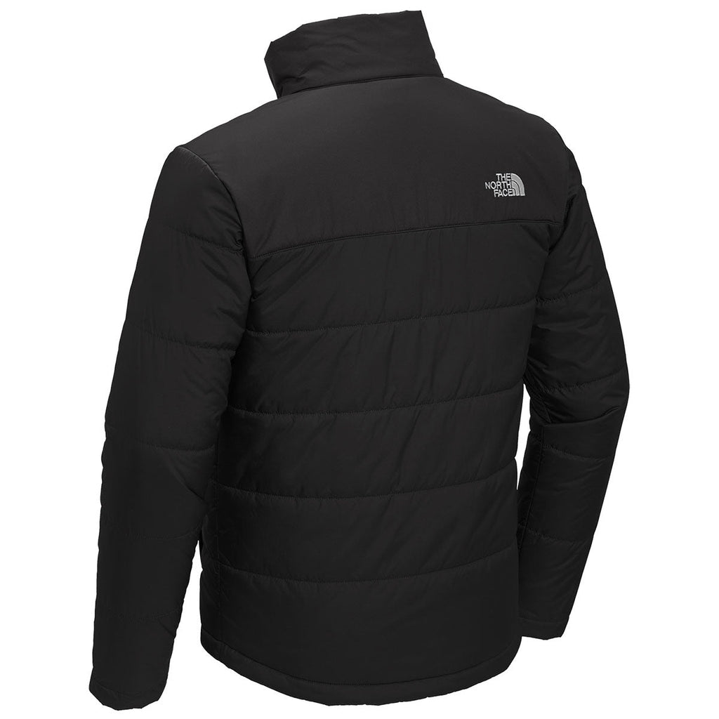The North Face Black Quilted Stand Collar Puffer Jacket