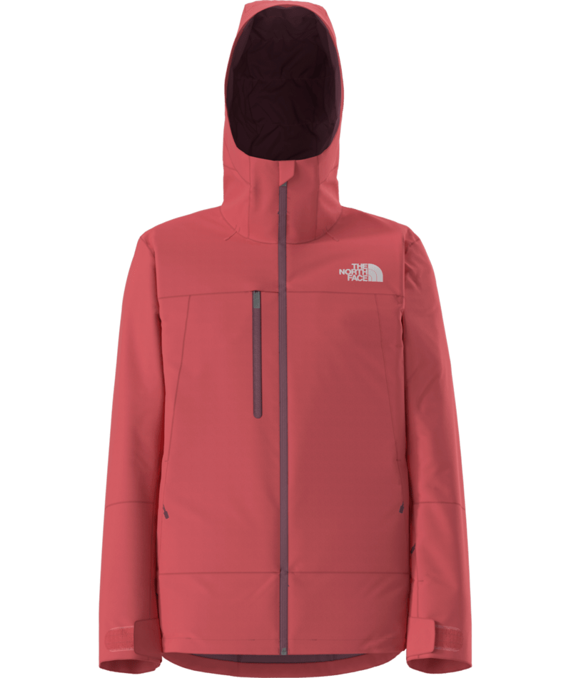 The North Face Red Zip Chest Pocket Hooded Jacket
