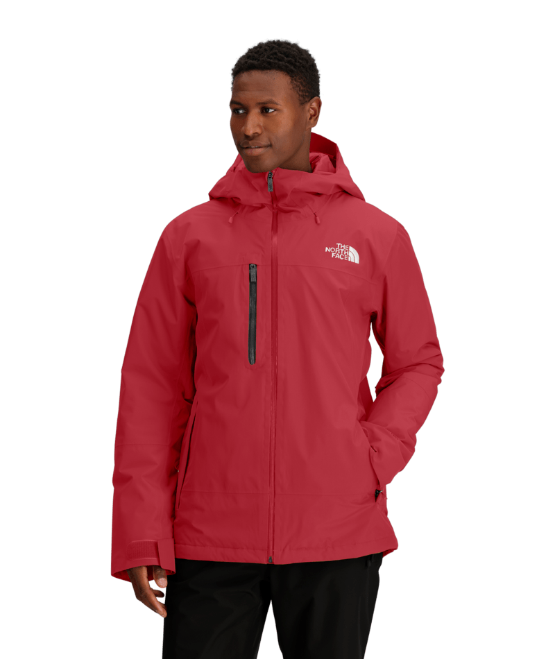 The North Face Red Zip Chest Pocket Hooded Jacket