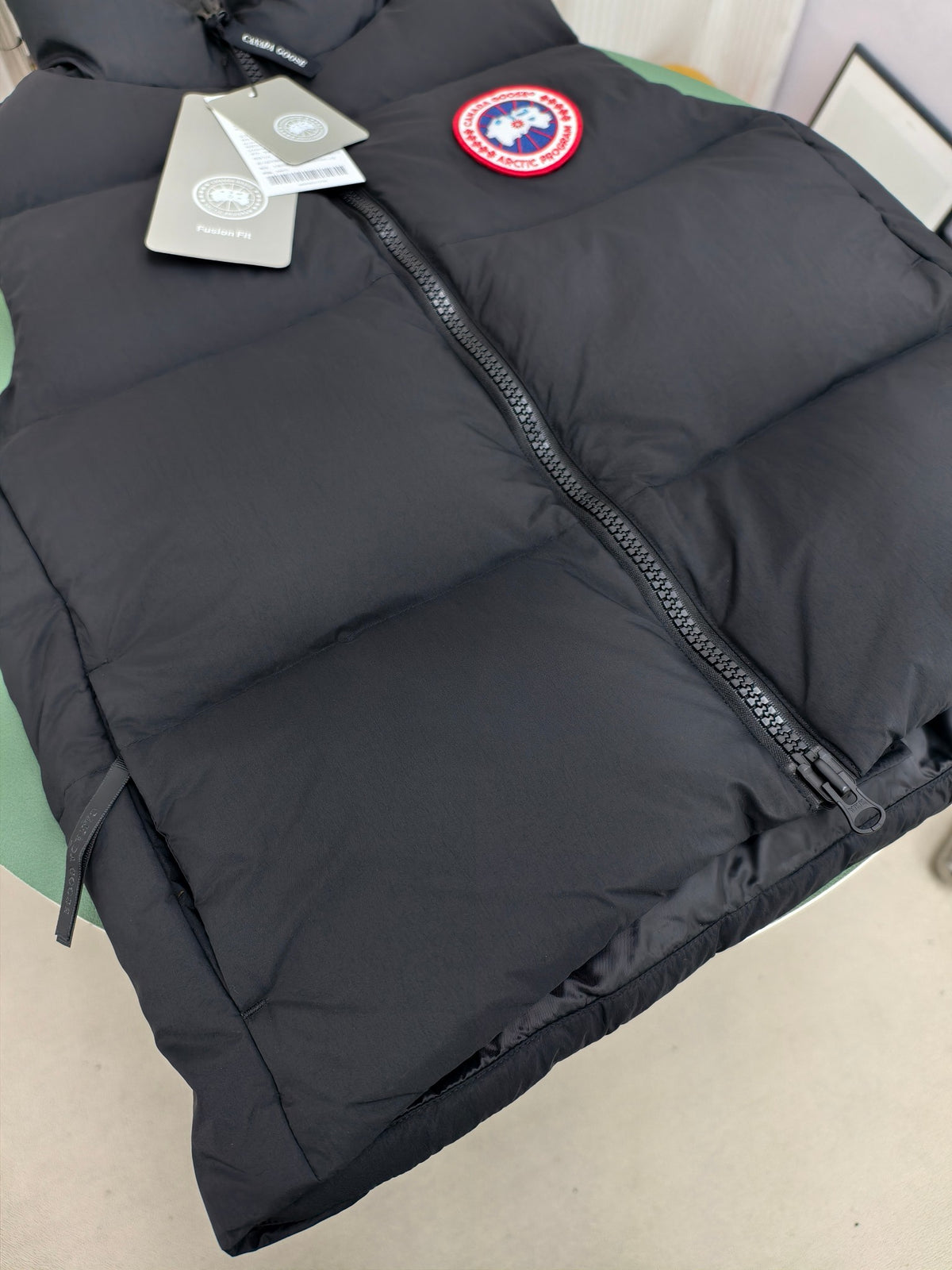 Canada Goose Black Wide-Quilted Puffer Vest