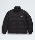 The North Face Black Horizontal Quilt Stand Collar Puffer Jacket