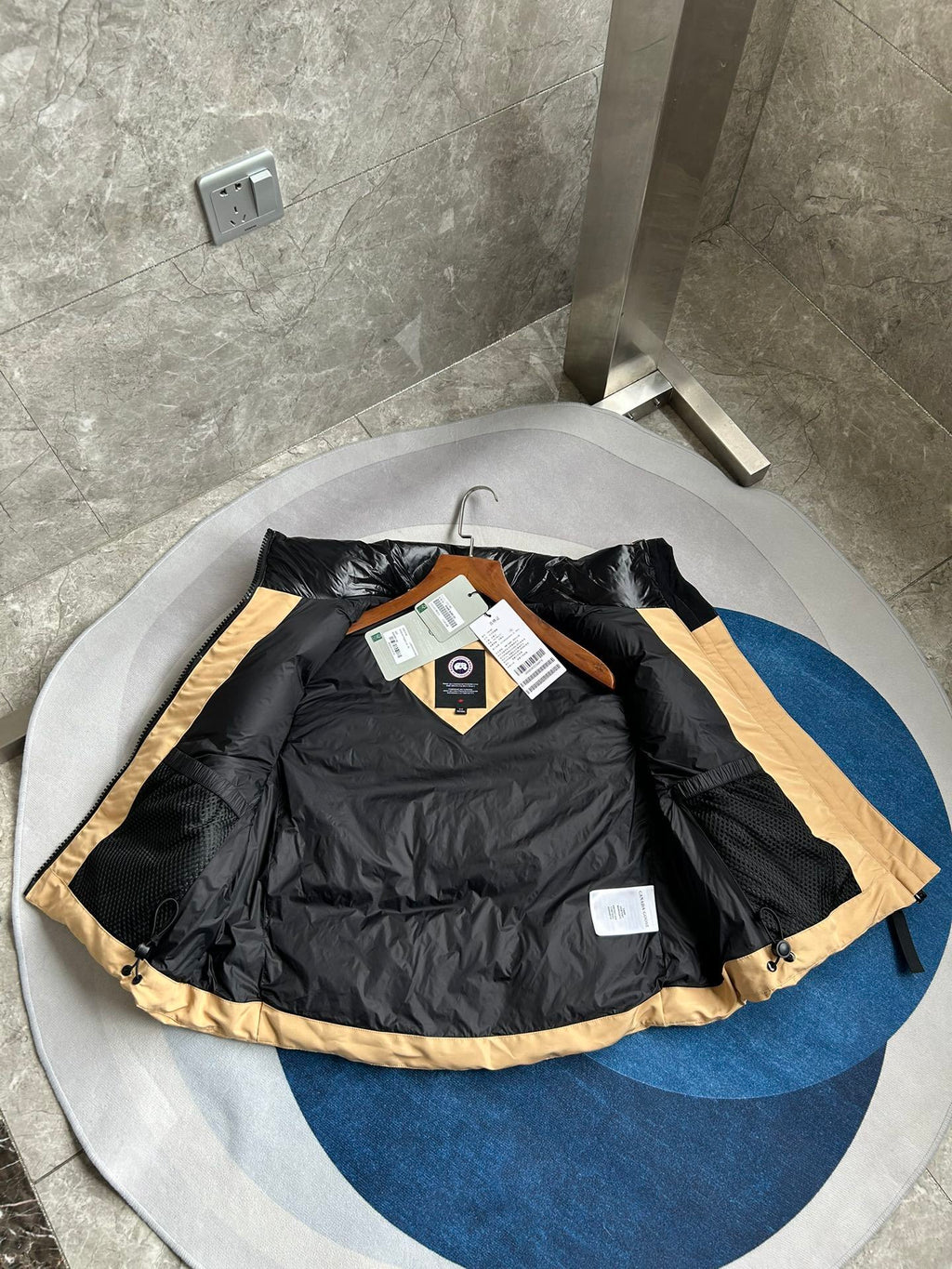 Canada Goose Camel Beige Quilted Puffer Vest