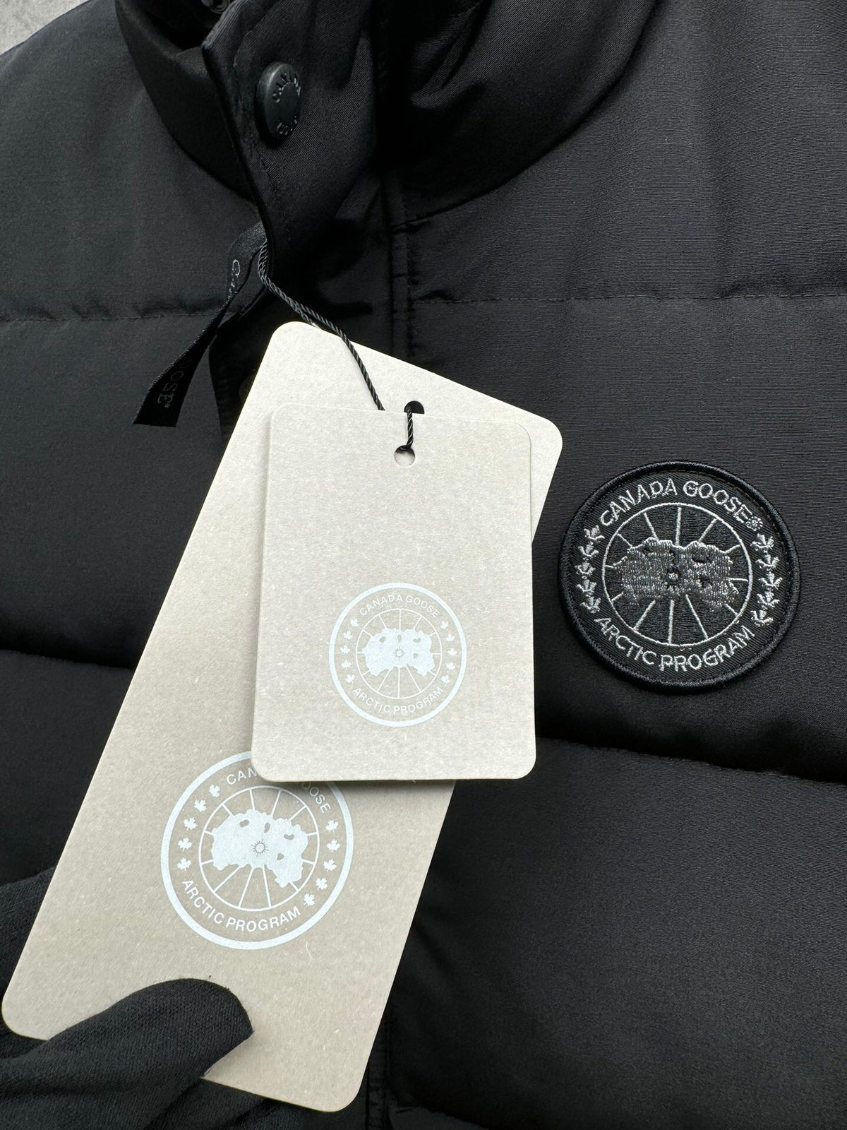 Canada Goose Black Matte Quilted Puffer Vest