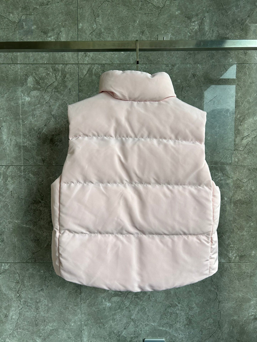Canada Goose Pale Pink Black Logo Quilted Puffer Vest