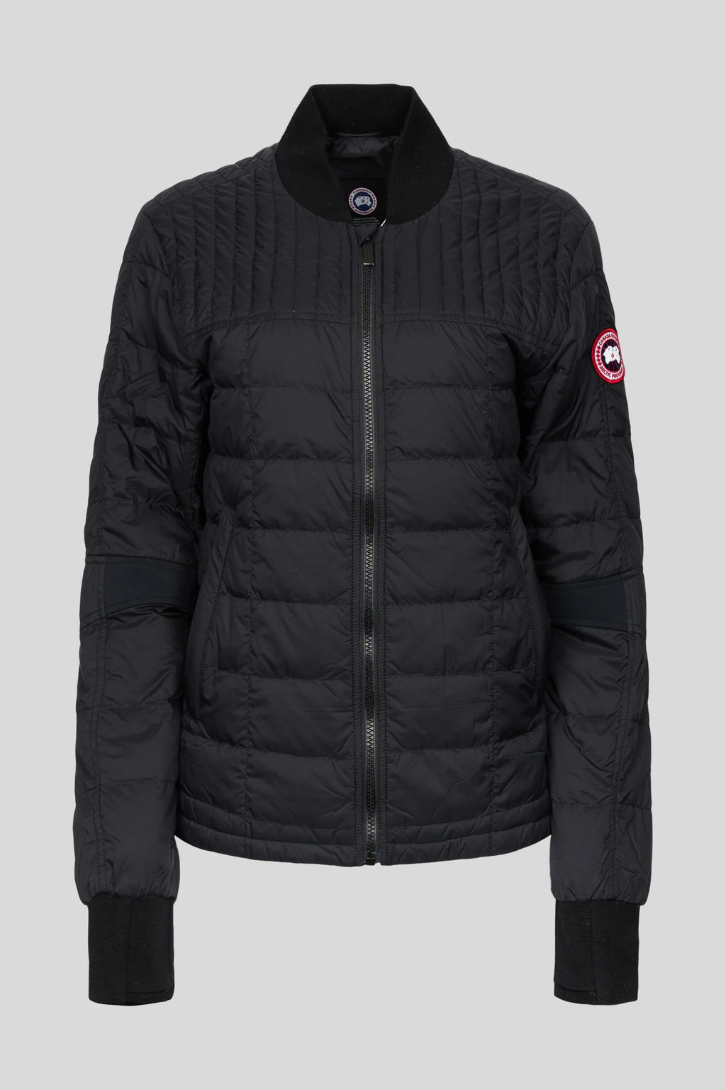 Canada Goose Black Mixed Quilt Stand Collar Jacket