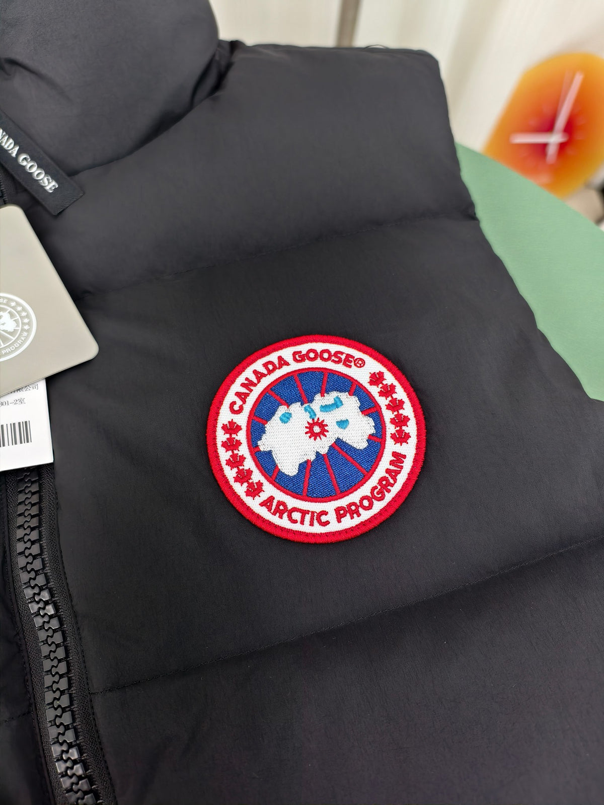 Canada Goose Black Wide-Quilted Puffer Vest