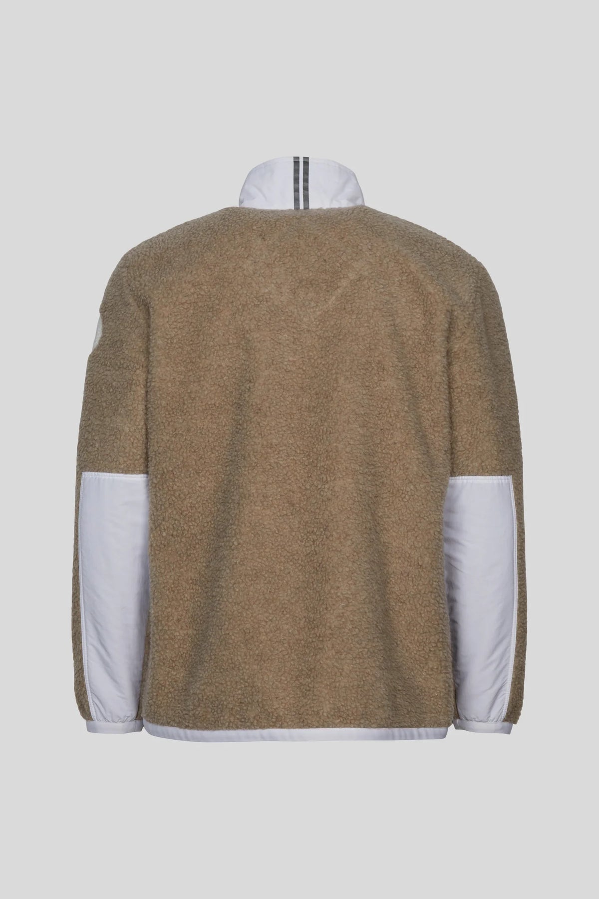 Canada Goose Tan Beige Contrast Trim Half-Zip Fleece Pullover