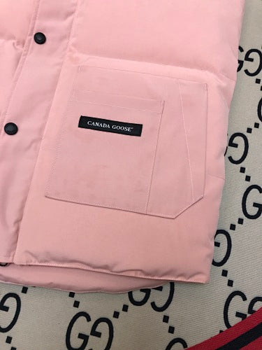 Canada Goose Blush Pink Quilted Puffer Vest
